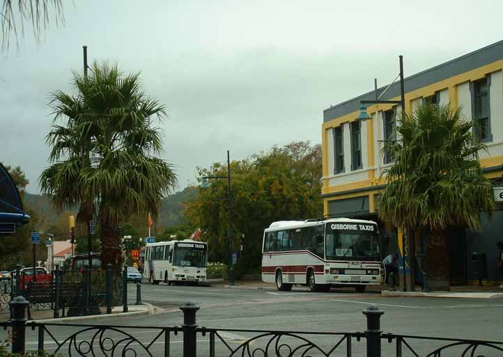 Gisborne Taxis Hino Rainbow 39 & Nissan Diesel 42